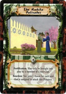 Legend of the Five Rings L5R CCG FK Forbidden Knowledge The Kakita Palisades - Bild 1 von 1