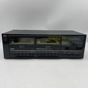 Sanyo RD-W41 Dual Cassette Deck Tape Recorder HiFi Stereo Working - Picture 1 of 13