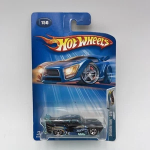 Hot Wheels Black Jaded Demonition 2004 #3/5 #150 con ruedas de 5 radios nuevo raro - Imagen 1 de 7