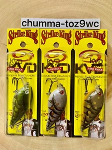 KVD1.5 (Lot Of 3) “Hard Knock” Squarebill Crankbait, Strike King, Bass, NWT! - Picture 1 of 12