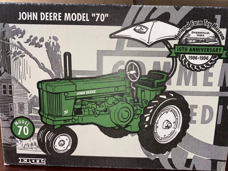 Ertl John Deere Model 70 1/16 National Farm Toy Museum 10th Anniversary #1219 - Image 1 of 1