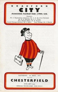 Bradford City v Chesterfield League Division Three 1st May 1971 - Picture 1 of 7