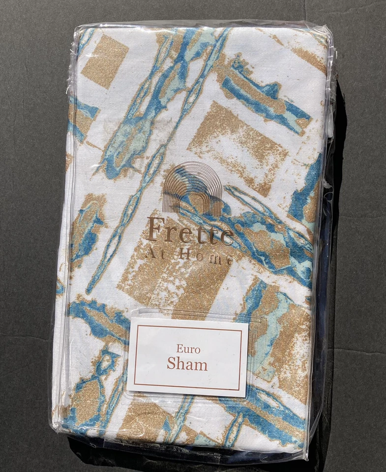 Frette At Home Queen Sham Malachite One New. 20×28.l Luxury Bedding Portugal