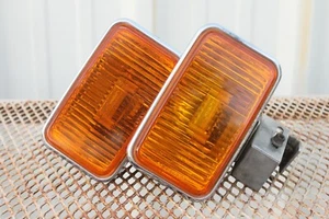 ~~~ VINTAGE PAIR OF KMART HALOGEN AMBER FOG LIGHTS SAE-F78 JAPAN 6" ~~~ - Bild 1 von 7