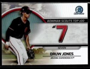 Topps Bowman Scouts Top 100 2023 - BTP - 7 - Druw Jones - Arizona Diamondbacks - Imagen 1 de 2