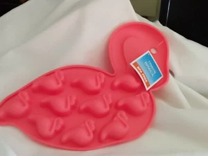  Flamingo Silicon Mold Icecube Tray DIY Chocolate Cookie Jello Candle Candy Soap - Picture 1 of 4