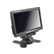 Produktbild - 7" TFT LCD Video Monitor + Fernbedienung für Auto Rückfahrkamera Einparkhilfe