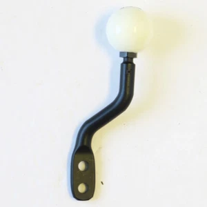 HURST Steel Curved Stick with 5 Speed Classic Knob - NEW - Afbeelding 1 van 5