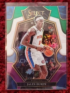 ๐2022 Panini Select - Premier Level - Jalen Duren RC - Green White Purple Prizm - Picture 1 of 2