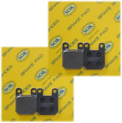 Pastillas de freno delanteras y traseras aptas para Derbi Predator 50 1998-2003 Predator50  Foto 1 de 2