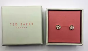 Pendientes Ted Baker Flor Magnolia Tono Oro Rosa - Imagen 1 de 5