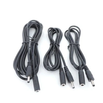 1-5M DC 3.5mm x 1.35mm Male to Female Power supply Connector adapter 3A Cable - Image 1 of 4