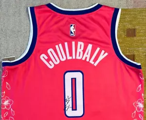 Bilal Coulibaly Signed Autograph Washington Wizards NBA Jersey France Fiba - Picture 1 of 4