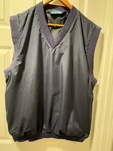 NEW TRI-MOUNTAIN 2300 Rambler Microfiber Outdoor VEST Golf Orig $65 Blue L - Picture 1 of 10