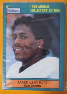 1988 Holsum Miami Dolphins Annual Collector's Edition Team Set Neu Sealed Marino - Bild 1 von 2