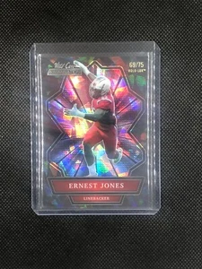 ¡¡TARJETA DE NOVATO RARA!! ERNEST JONES - 2021 WILD CARD ALUMINATION - NEGRO #'d/75 - Imagen 1 de 3