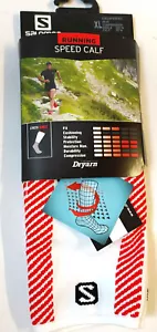Salomon Speed Calf White/Matador Kompression Socke Running Gr. XL - Bild 1 von 2