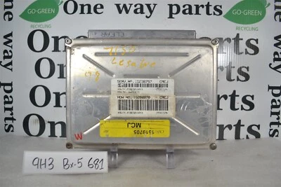 16200870 Pontiac FireBird 1998 Engine Control Unit ECU Module 9H3 681 B5 - Immagine 1 di 4