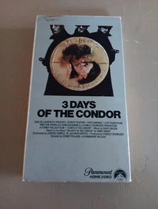 Vintage VHS Tapes 3 Days of the Condor - Picture 1 of 4