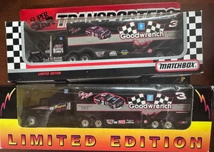 Matchbox 1992 Super Star Transporters Nascar Dale Earnhardt Snap On 1:64 Truck - Picture 1 of 4