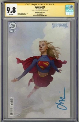 SUPERGIRL #1 CGC 9.8 SS SIGNED JOSHUA MIDDLETON VARIANT COVER LOW POP 6 RARE - Image 1 of 4