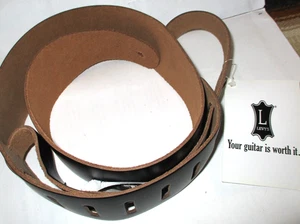New Levy's Leathers 2.5” Wide Garment Leather Guitar Strap - Picture 1 of 3