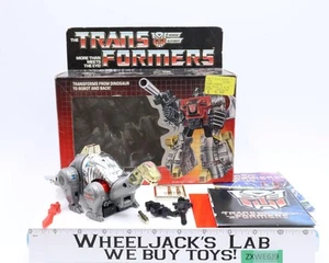 Sludge w/ BOX NR MINT FIGURE Complete 1985 Vintage Hasbro G1 Transformers - Picture 1 of 11