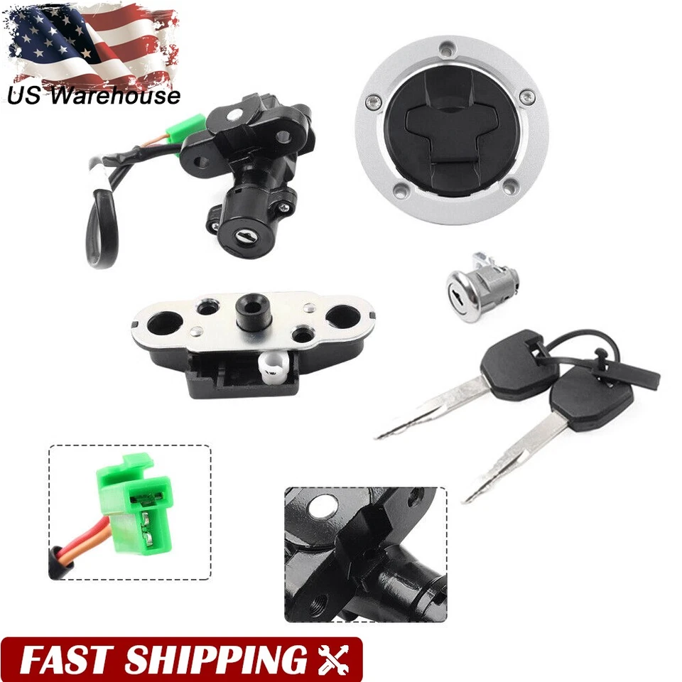 Interruptor de encendido Juego de bloqueo de tapa de tanque de combustible para Suzuki GSX250R GSX 250R 2018-2022 Foto 1 de 4