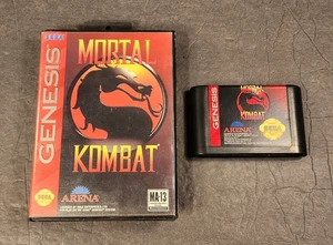 Mortal Kombat (Sega Genesis, 1993) CON HANGTAB SIN MANUAL - Probado Auténtico - Imagen 1 de 2