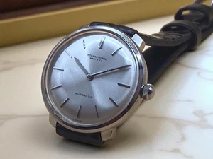 IWC Vintage Wristwatch Hand Winding Women Polished Overhauled w/ Leather Band - Picture 1 of 9