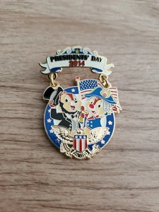 Prendedor Disney WDW Chip and Dale Presidents Day 2014 Edición Limitada 1500 - Imagen 1 de 2