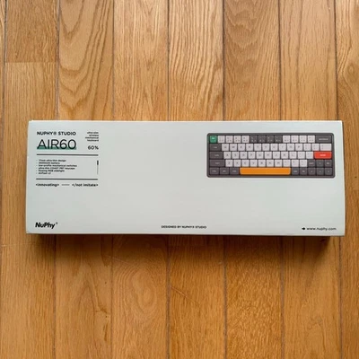 NuPhy AIR60 Compact 60% Mechanical Keyboard with Brown Switches and Keycaps - Image 1 of 4