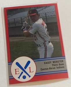 CASEY WEBSTER 1989 ProCards Eastern League All Stars Leaders PWE SHIP