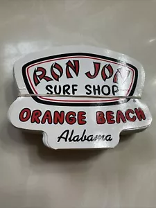 Ron Jon Surf Shop Orange Beach Alabama Logo Decal Sticker New - Picture 1 of 2