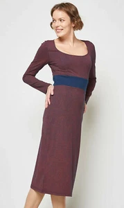 Tranquillo Kleid Biobaumwolle organic cotton rot Punkte blau Dalim W19E18 - Bild 1 von 3