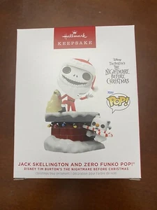 Hallmark - Jack Skellington and Zero Funko Pop! - 2023 **NEW - Picture 1 of 2