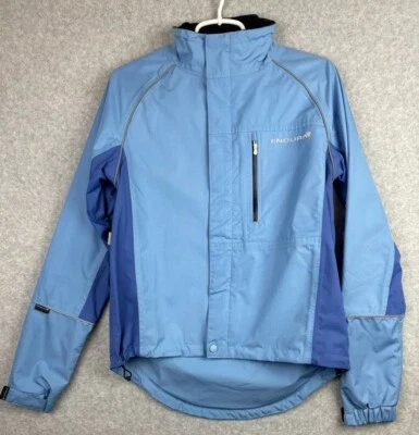 Chaqueta de Ciclismo Para Mujer Endura Gridlock Impermeable Azul Talla Pequeña Cremallera Completa” Foto 1 de 4