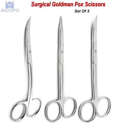 Surgical Scissors Micro Shears Operating Goldman Fox Scissors Dissecting Tools - Image 1 of 4
