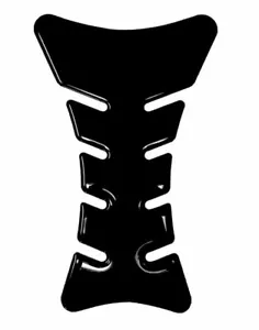 HD REFLECTIVE BLACK MOTORCYCLE TANK PROTECTOR PAD PROTECK MADE IN ITALY - Imagen 1 de 4