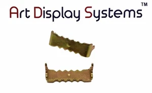 500 perchas para marco de fotos de dientes de sierra sin clavos 1" autoadhesivas sin clavos pequeñas - Imagen 1 de 2