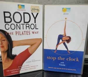 Stop The Clock With Vimla & BODY CONTROL PILATES VIDEO VHS. Ref% - Picture 1 of 5