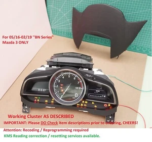 05/16-02/19 Mazda 3 Cluster w/Heads Up Display BN Series SP25 GT Astina GENUINE - Picture 1 of 18