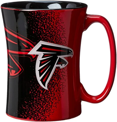 Atlanta Falcons 14oz Coffee Mug NFL Mocha Style Cover