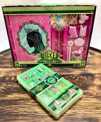 2 WICKED Sets: Elphaba Beading Kit & Pink Galinda Journal, Stickers & Pen SEALED - Image 1 of 4