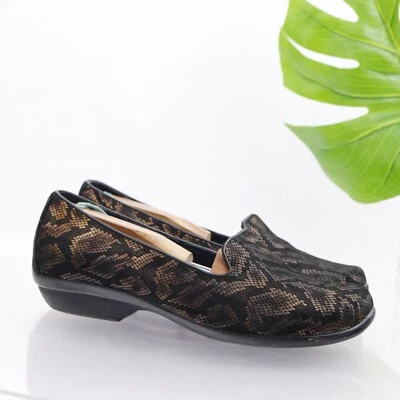 Mocasín Dansko Olivia para mujer talla 39 8,5 cómodo zapato de vestir negro marrón serpiente plano Foto 1 de 4