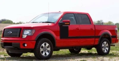 Hockey Sticker Graphic Decal 3M Vinyl Stripe Ford F150 09-14 Crew Cab 5.5' FX4 - Image 1 of 4