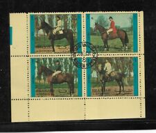 Emiratos Árabes Deportes Caballos Equitación valores año 1972 (FC-468)