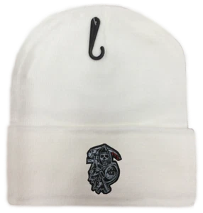 LA SANTA MUERTE Knitted Warm Winter cap Soft Knit Ski Fold Knit Beanie Hats LOT - Picture 1 of 8