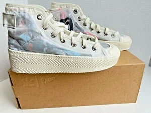 New Adidas X Parley Nizza Hi High Top Sneakers Shoes White Sz 6 Men 7.5 Women - Picture 1 of 10