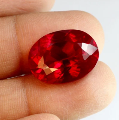 Natural Red Ruby 5.40 Ct Oval Cut Burmese Certified Loose Gemstone With Gift - Image 1 of 4